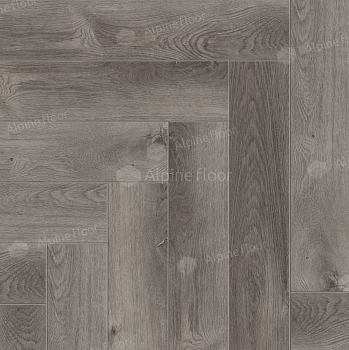 Кварцвиниловая плитка (Елочка) Alpine Floor Легкий паркет (Light Parquet) Дуб Мерга ЕСО 13-13